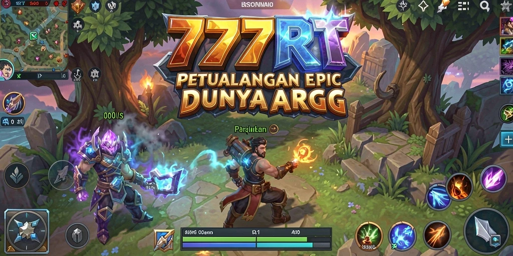 Tampilan gameplay mendebarkan dari petualangan ARPG di 777RT.