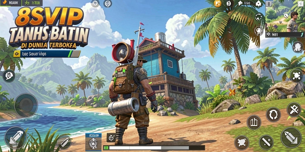 Tampilan gameplay 8SVIP yang menakjubkan di dunia terbuka.