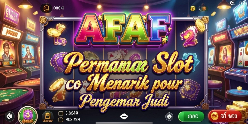 Gameplay slot AFAF yang menampilkan tema menarik dan fitur bonus.