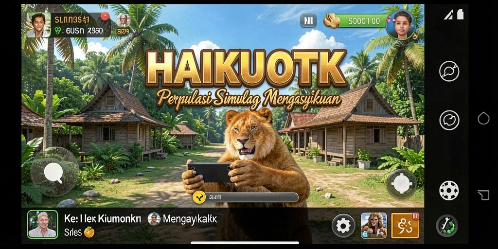 Tampilan gameplay HAIKUOTK yang menarik dan interaktif.