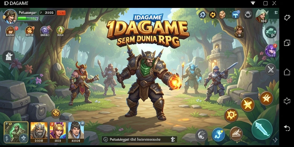 Tangkapan layar gameplay menunjukkan aksi seru di dunia RPG.