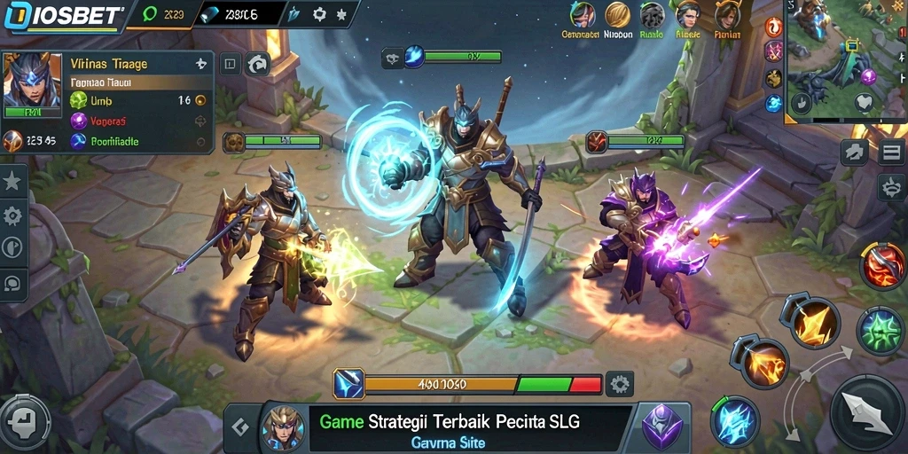 Tampilan gameplay SLG yang mendebarkan di IOSBET.