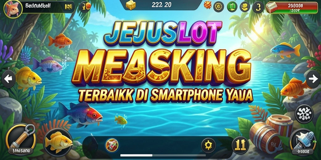 Tampilan gameplay JEJUSLOT yang memikat saat memancing