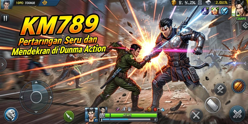 Tampilan gameplay KM789 yang intens dan menegangkan.