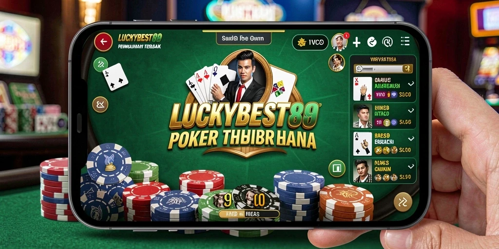 Tampilan gameplay menegangkan di LUCKYBEST88 dengan aksi poker menarik.