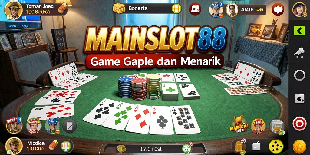 Tampilan gameplay seru dalam aplikasi MAINSLOT88 yang penuh strategi.