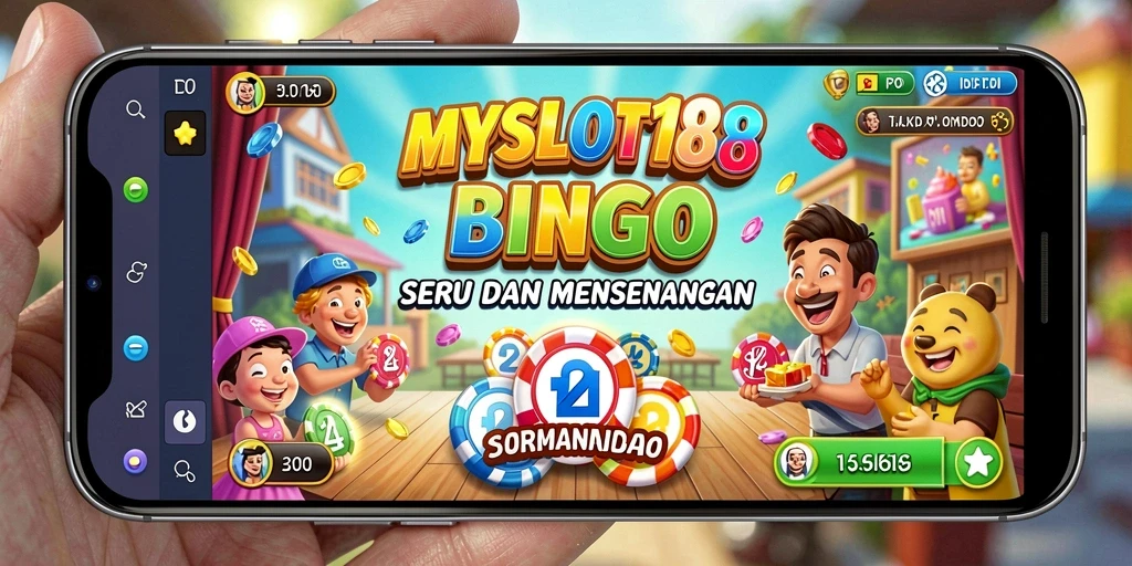 Tampilan gameplay Bingo yang mendebarkan di MYSLOT188.