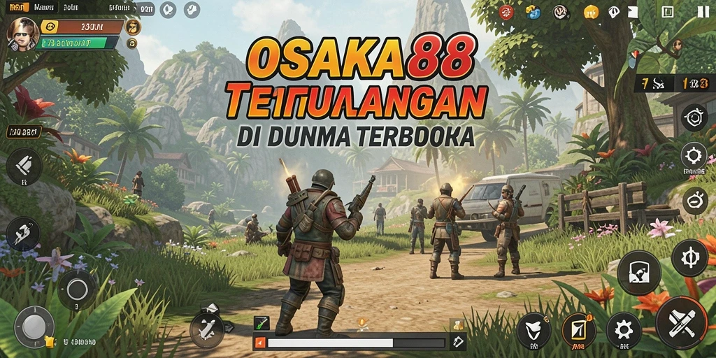 Gameplay menakjubkan OSAKA88 dalam dunia terbuka.