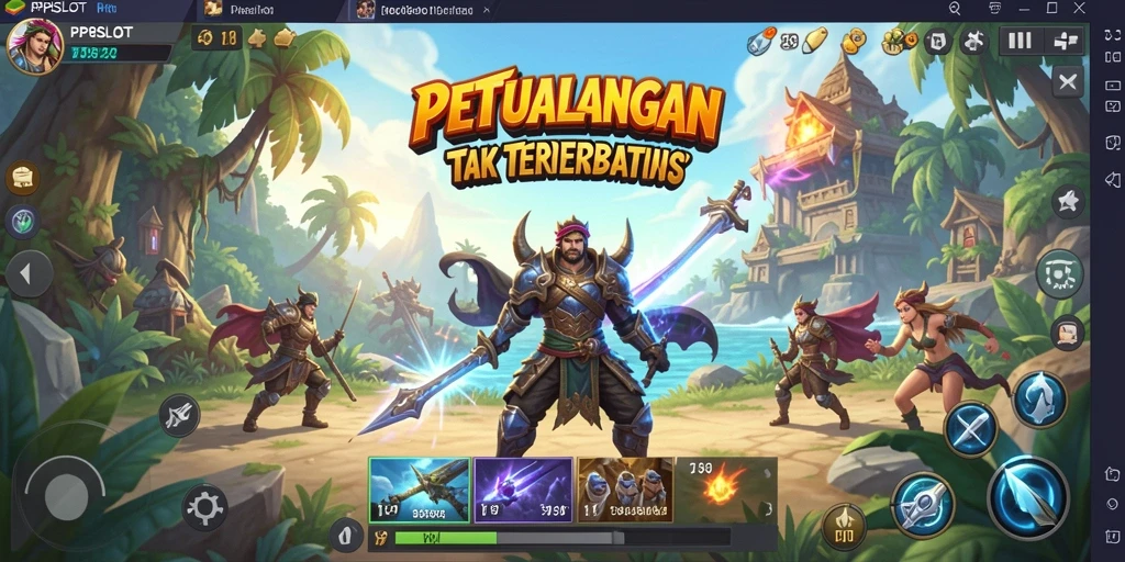 Tampilan permainan PP8SLOT dengan eksplorasi dunia terbuka.
