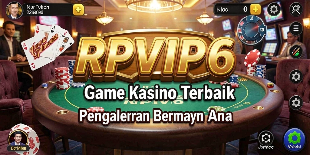 Menggambarkan gameplay seru RPVIP6 dengan tampilan slot yang menarik.
