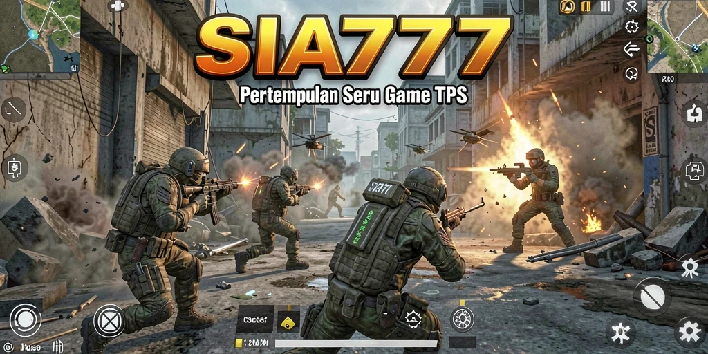 Tampilan gameplay SIA777 yang mendebarkan dalam pertempuran seru TPS.