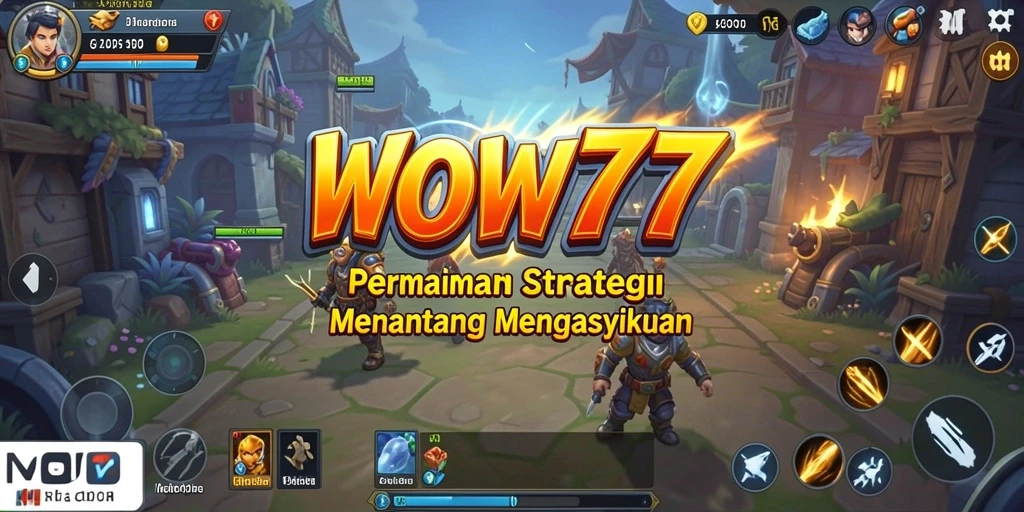 Tampilan gameplay WOW77 yang mendebarkan dan penuh strategi.